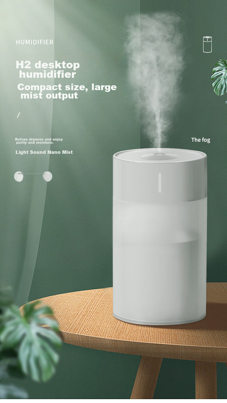 Kelleia Humidifier Mini Portable Creative Humidifier for Home, Car, Desk, Office, Bedroom, Dormitory Pink 1