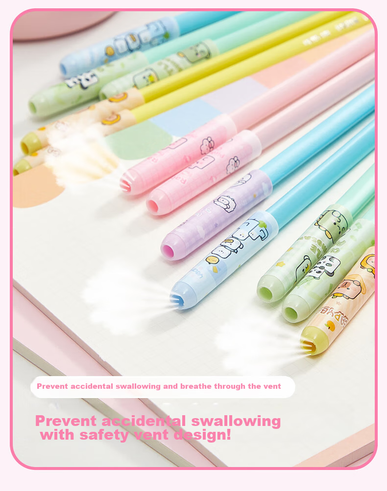 Kaba Bear Pencil Cap Children's Cartoon Pencil Sleeve Pencil Extender Rainbow Pony 9