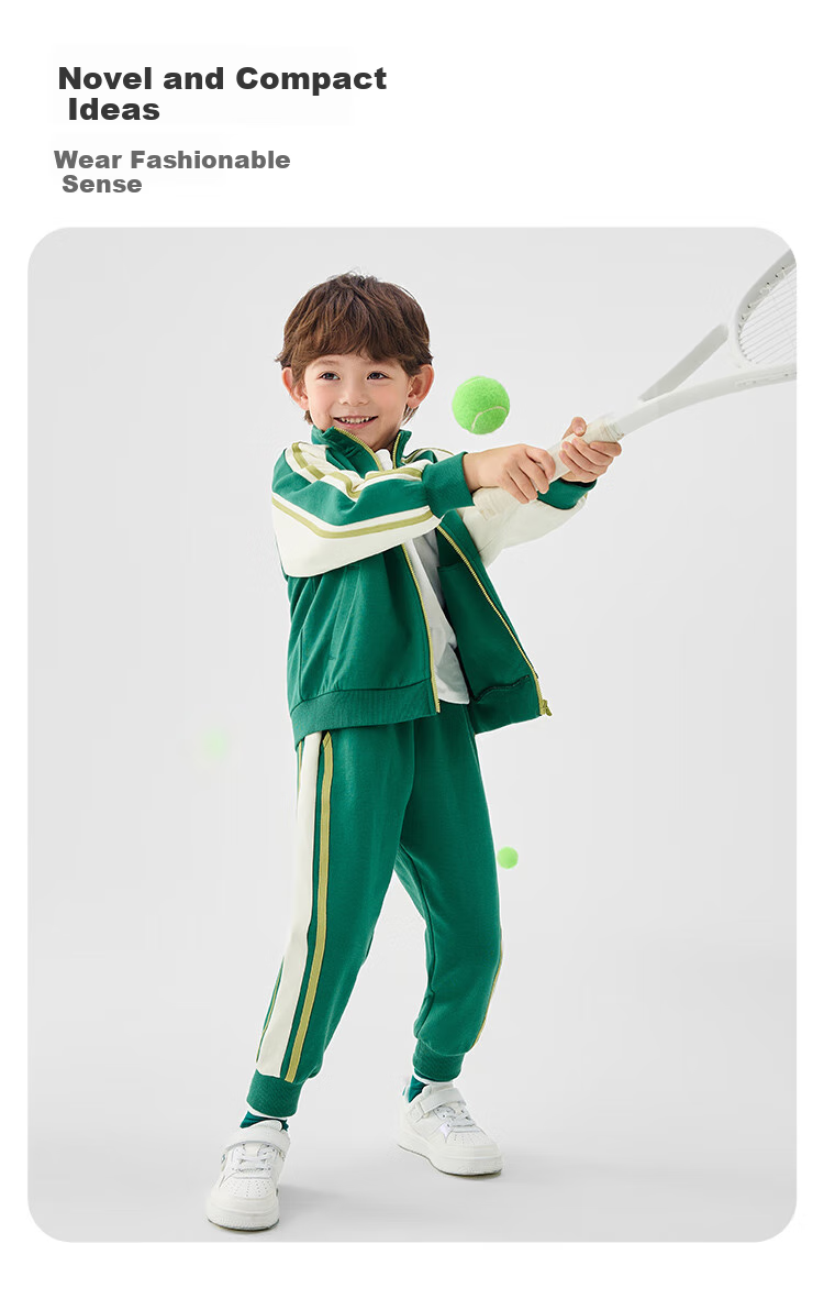 BALABALA Children's Clothing Set, Boys And Girls Long-Sleeve Spring And Autumn Outfit, Baby Contrasting Color Knit Trendy Style 208125104203 2