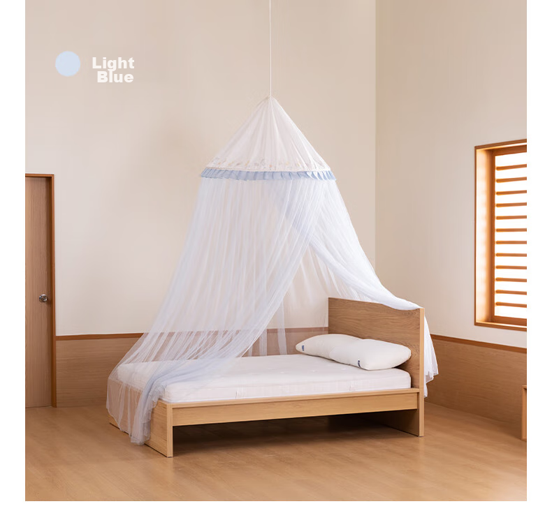 MEDOGA Class A Maternal And Infant Palace-Style Floor Mosquito Net, Home Use, Ceiling-Mounted, No Installation Required, Princess Style, Light Beige, 1.8 Meters [Romantic And Elegant] 37