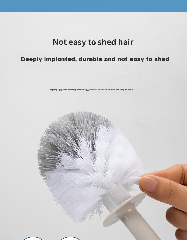 Bendi Extended Handle Toilet Brush Set, Bathroom Cleaning Brush, Toilet Cleaning Brush with No Dead Angles 13