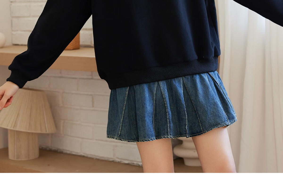 Halo Queen Women's Sweatshirt, Spring And Autumn American-Style POLO Collar, Trendy Letter Print, Loose Casual Pullover, New Product H143W1034 45