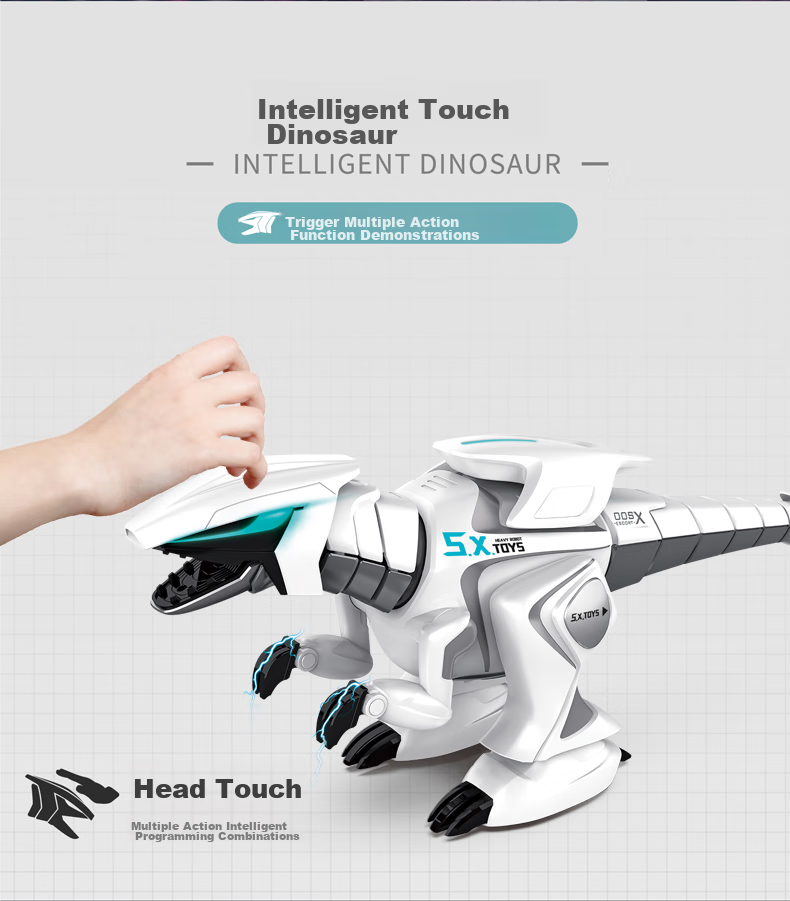 JINGDA TOYS Remote Control Dinosaur Toy, Electric Tyrannosaurus Robot, Boys' Toy, Children's Birthday Gift 7