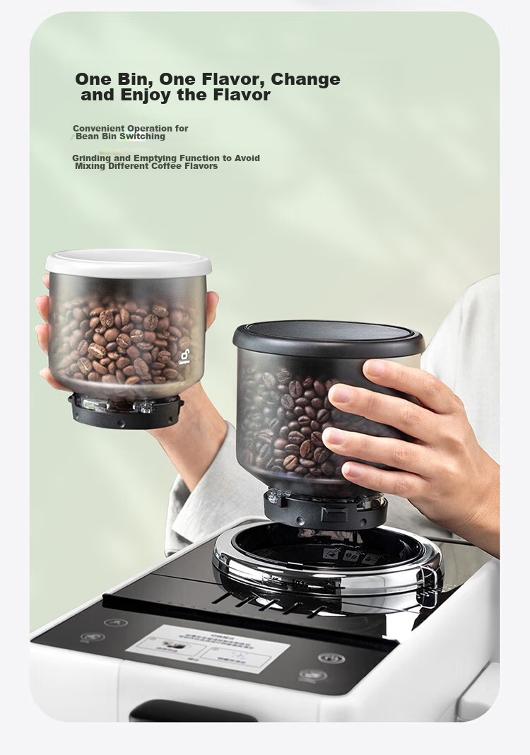 Delonghi E LattePlus Pro 2.0 [Upgraded Version], Home Fully Automatic Coffee Machine, Imported Italian Fresh Ground Automatic Milk Frother, Cappuccino Mini Milk Jug, Full Color Touch Scree 7