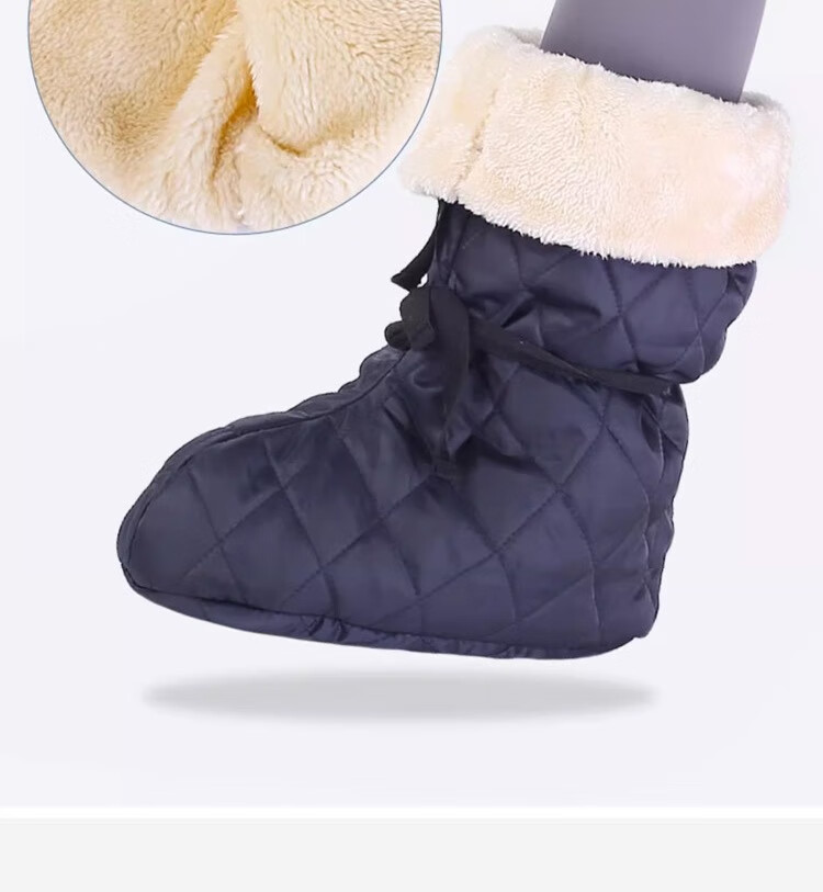 Dipple Foot Plaster Warmer Shoe Cover Winter Ankle Protection Thickened Fleece Cotton Socks 1 Piece 11
