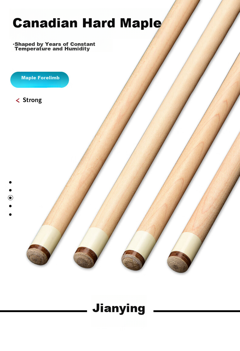 Jianying Pool Cue, Large Tip, Chinese Eight-Ball, American Nine-Ball Cue Set, Medium Hand, Table Tennis Cue, Blue Star 6
