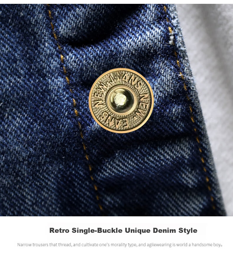 Jeanswest Men's Denim Vest 2026 Spring Summer Loose Simple Fashion Jacket Smoke Gray XL 16