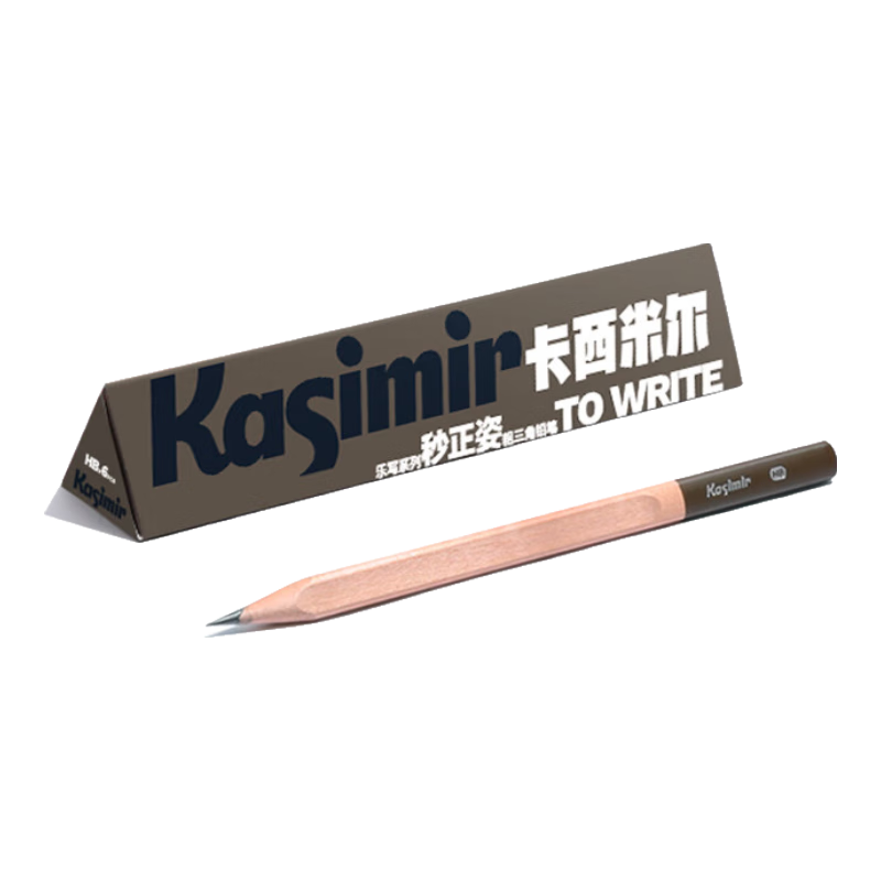 Kasimir Pencil for Primary School Students And Kindergarten, Triangular Thick Barrel, Extended Grip Groove, Posture Correction, HB6 Pencils, Correct Posture Pencils, Children's Pencils, Triangular Pencils, Back-To Season, Posture Correctio