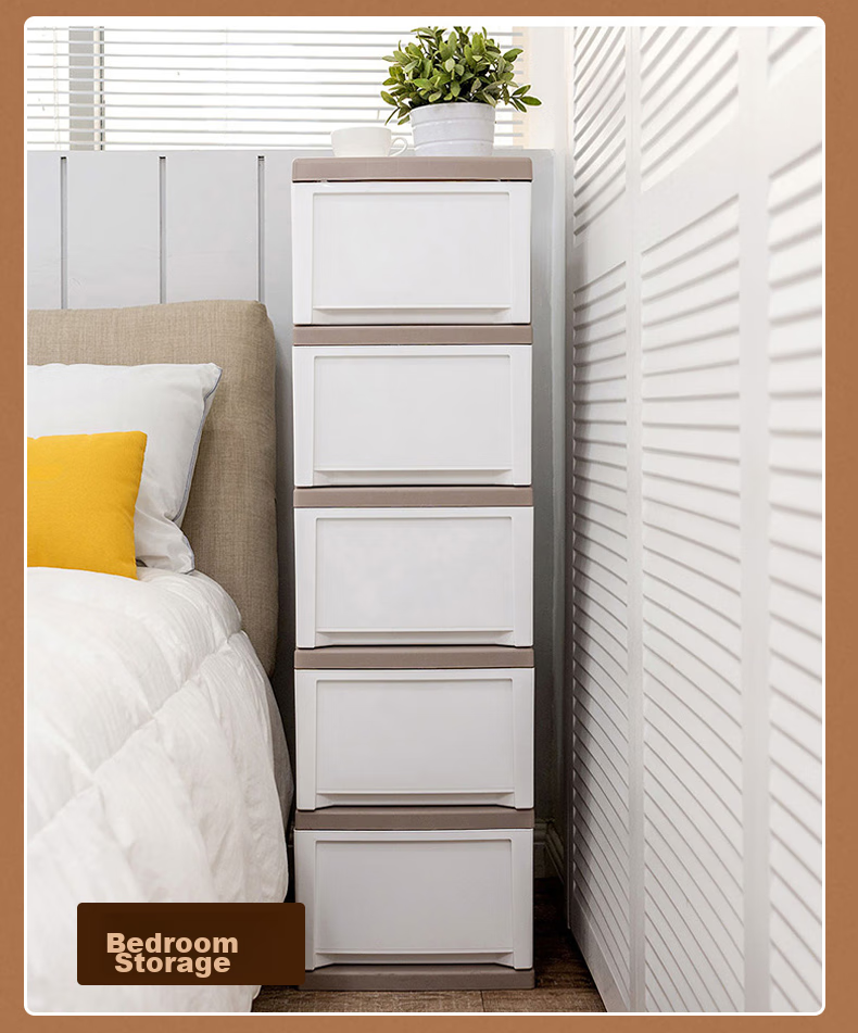 IRIS Storage Cabinet, Gap Cabinet, Wardrobe Drawer Organizer, Storage Cabinet, Narrow Cabinet, Storage Box, Ailisi Five-Tier 9