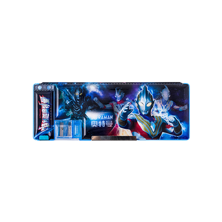 IiGEN Pencil Ultraman Stationery Box, Back-To Essential, Stylish Pen Case, Multifunctional Large Capacity Storage, Elementary to Middle School Supplies, Birthday Gift for Boys, Telika Magnetic 7161