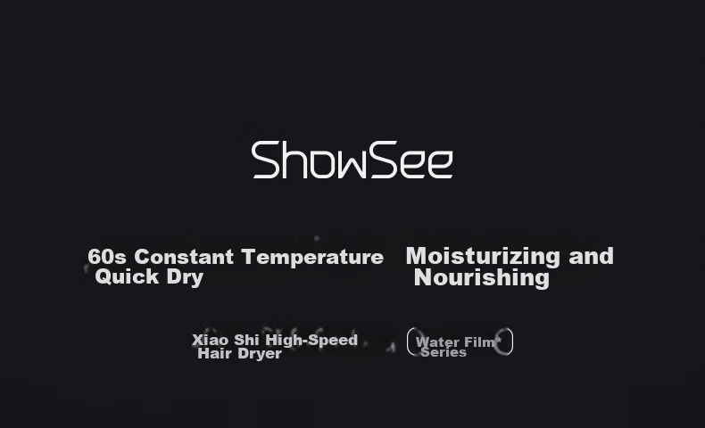 Showsee 110,000 RPM High-Speed Hair Dryer [2026 New Product] Home Use Hair Dryer with High Concentration Negative Ions, Hair Protection, Quick-Drying, Noise Reduction, Portable, Birthday Gift for Girlfriend A18-GY 1