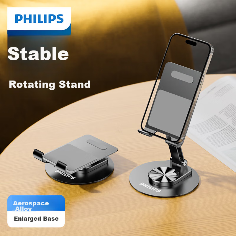 Feilipu 2026 New Phone Stand, Desktop Metal Tablet IPad Stand, Lazy Person's Live Streaming And Binge-Watching Tool, Adjustable Height, Foldable, Portable Phone Holder DLK2311B/93