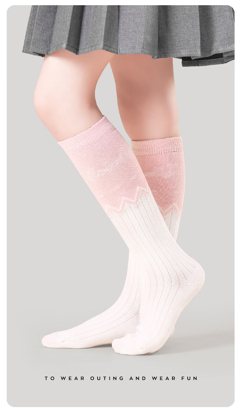 Barbie Girls' Mid-Calf Socks, Spring And Autumn Baby Long Socks, Children's High Socks, Cotton Socks, Girls' Student Summer Long Socks 10