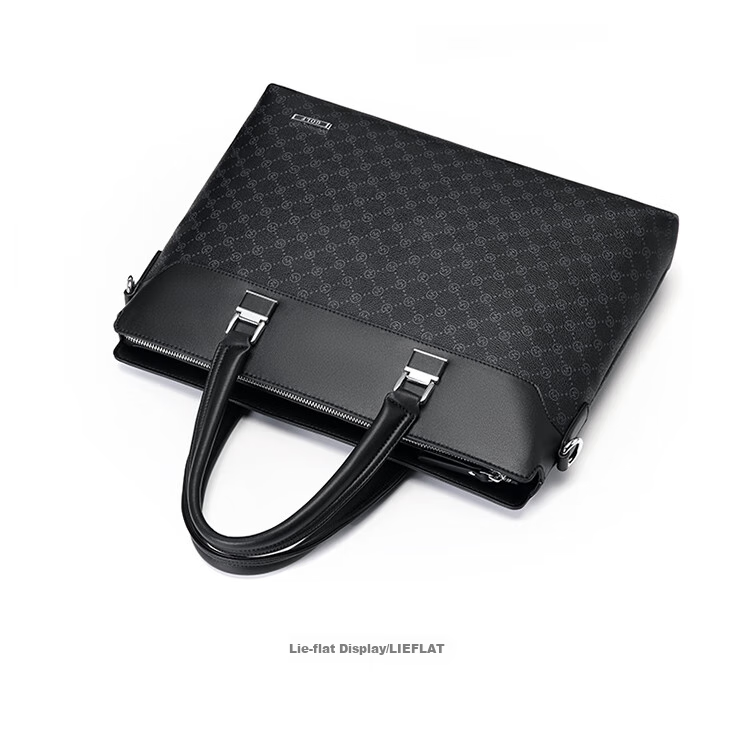 GOLF Briefcase, Men's Handbag, 14-Inch Laptop Bag, Business Office Travel Shoulder Crossbody Bag 25