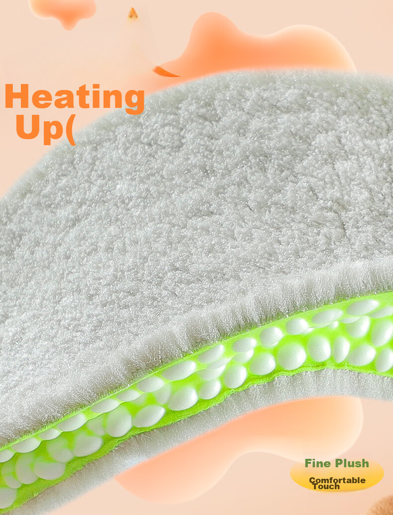 Nanjiren Warm And Height-Increasing Insoles for Men, Shock-Absorbing Breathable Invisible Hidden Height-Increasing Full Insoles with Squishy Feel, 2.5cm, Size 39-40 6