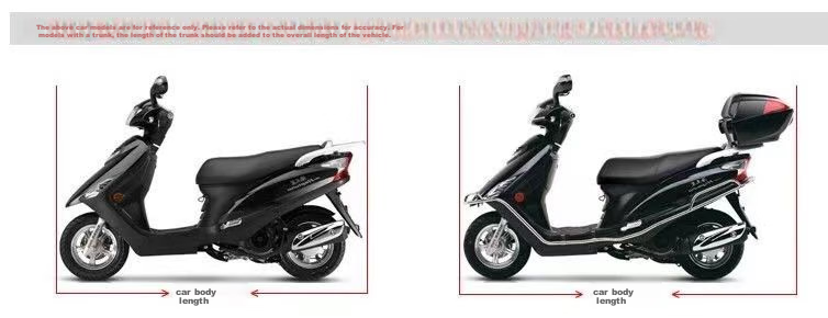 Dengjin Electric Scooter Full Cover, Rainproof, Sun-Proof, Dust-Proof, Battery-Powered Scooter Windshield, Scooter And Bicycle Winter Cover, Size S 10