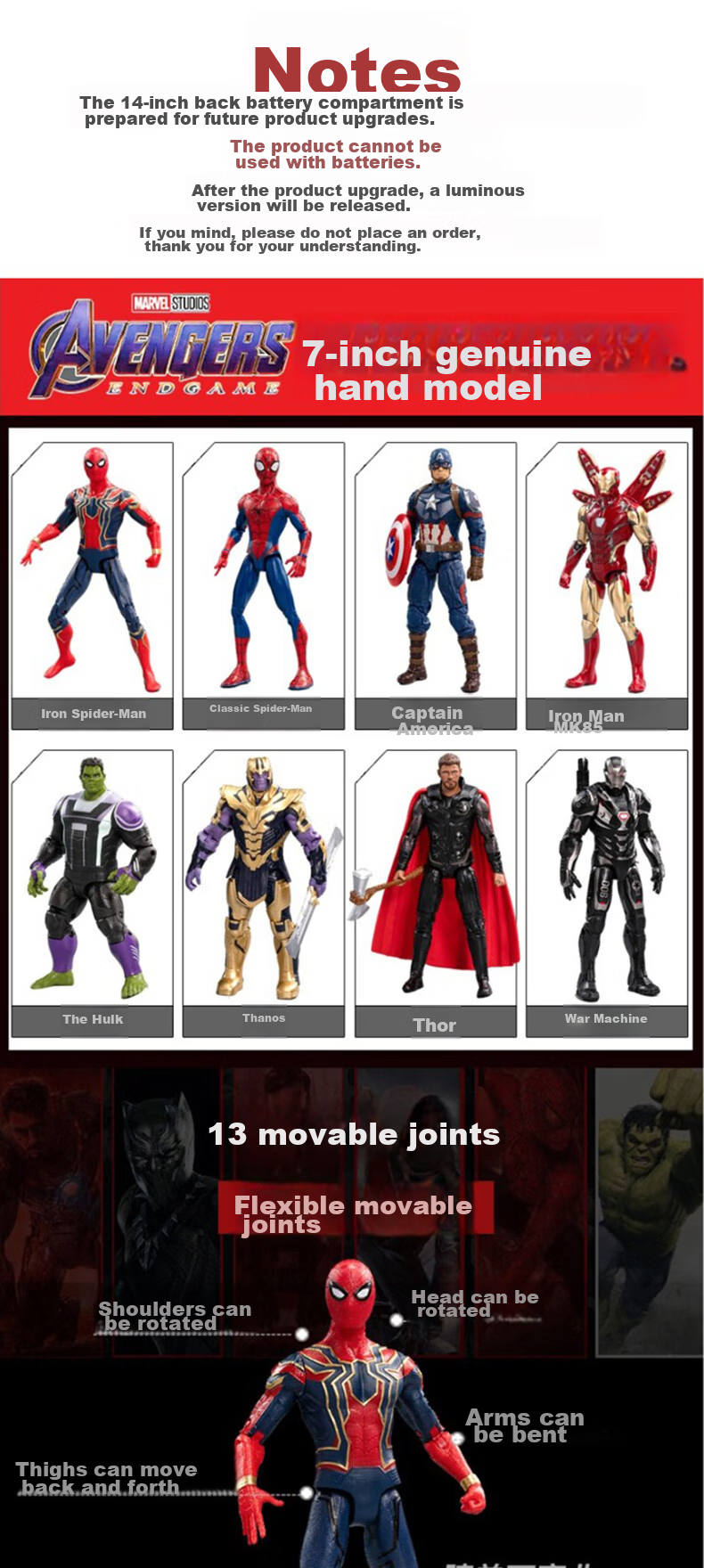 Marvel 7-Inch Classic Spider-Man Articulated Action Figure, Boy's Birthday Gift 1