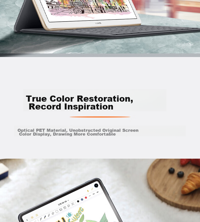 ESCASE Huawei MatePad Pro 11 Paper-Like Film Tablet Protective Film, Kent Paper, 2022/2024 Model Frosted Full-Screen Hand-Drawn Writing And Drawing Professional Screen Protector 11
