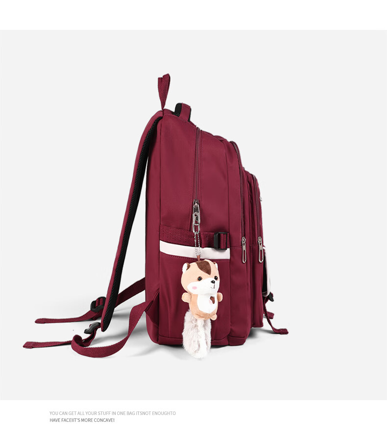 Aiqinghai Backpack, Large Capacity Schoolbag for College Students, Middle And High School Students, Elementary School Students, Spine Protection Laptop Bag for Grades 4-6 3
