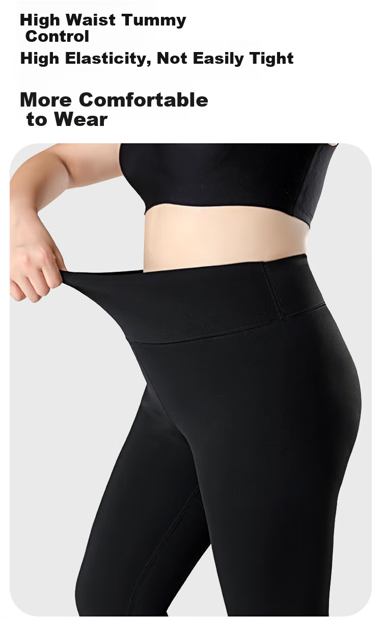 LangSha Plus Size Leggings for Women, Autumn And Winter, Highly Elastic, for Outdoor Wear, Fleece-Lined And Thickened, Suitable for Plus-Size Women up to 200 Jin (100 Kg), Plus Size Pantyhose 6