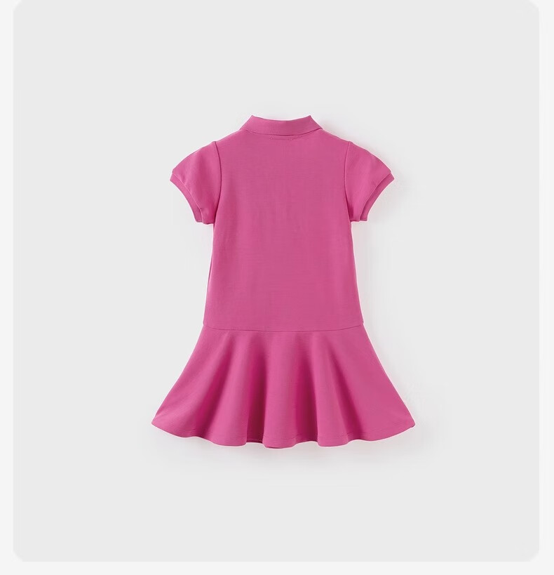 DAVE & BELLA Girls' Dress, Children's Summer Dress, Big Girls' Tennis Skirt, Summer Polo Dress, Sporty 15