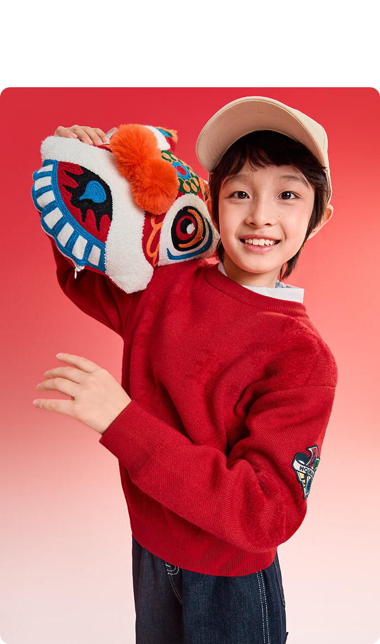 BALABALA Boys' Sweater, Children's Knitwear, New Spring Outfit [Harry Potter IP Mall Same Style], 202125103106 13