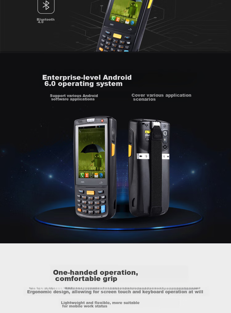 IData 95WPro Handheld Data Terminal PDA, Android Industrial Smartphone, Barcode Scanner, Android ERP Inventory Machine for Inbound And Outbound Stocktaking, Two-Dimensional Wireless Scanning RF Gun Yingda 5