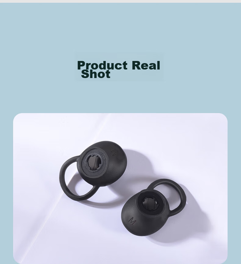 Masentek ES26 Earbud Eartips Compatible with Huawei B6/B3/B2/B5/B7 Bands HUAWEI Silicone Earphone Covers, Sports Anti-Slip Anti-Drop Accessories, Black Medium Size 1 Piece 9