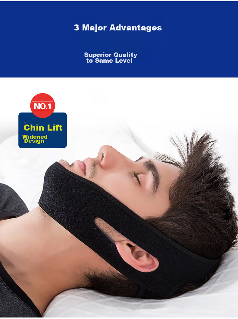 Chidong Mouth Breathing Correction Strap, Open-Mouth Sleeping Aid for Children And Adults, Snoring Prevention, Jaw Retraction Correction, Anti-Snoring Mouth Tape 7