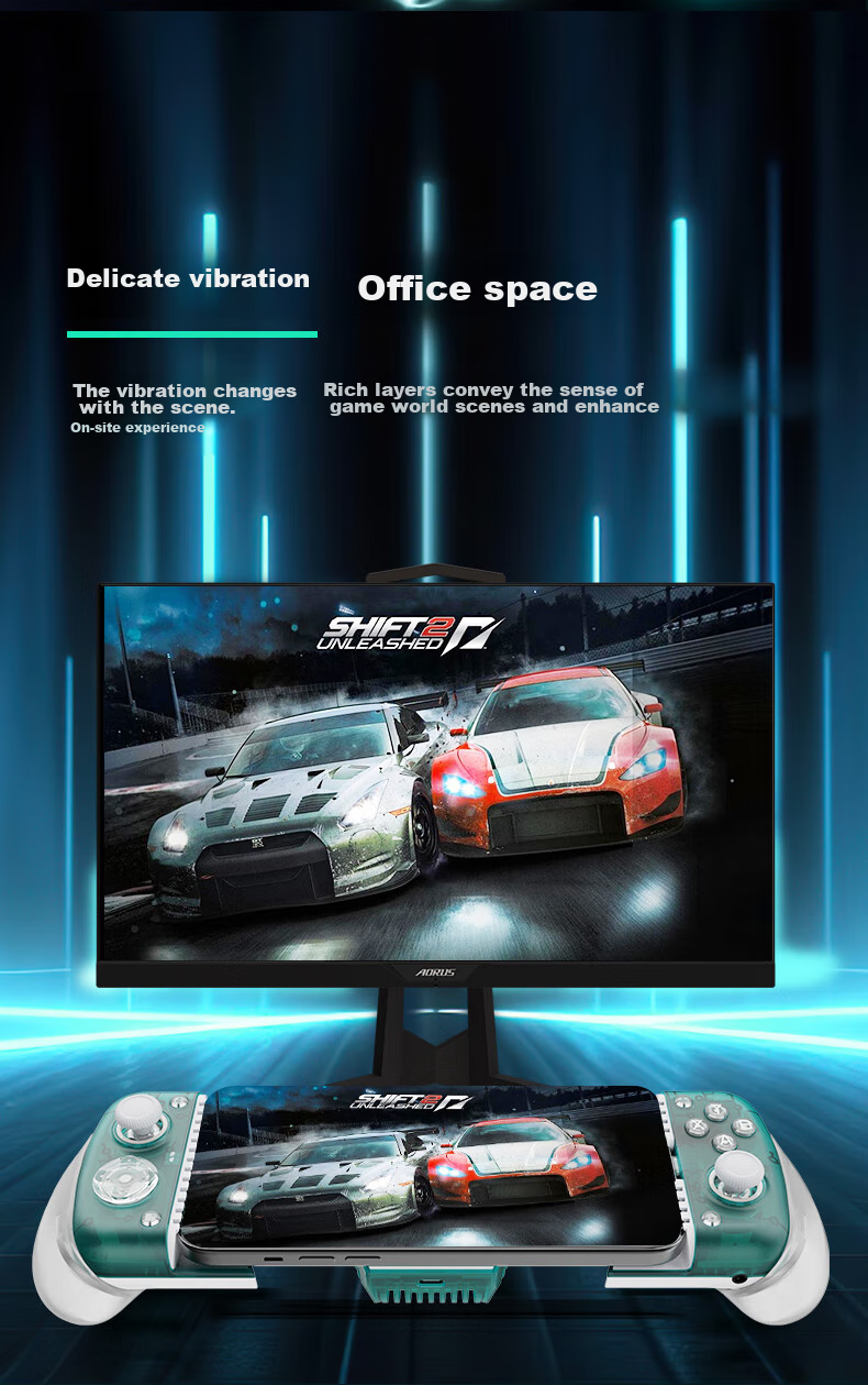 GAMESIR X3 Pro Aurora Cooling Gaming Controller Type-C for Apple IPhone 15, Android Switch, Mobile Games, Racing, Genshin Impact 15