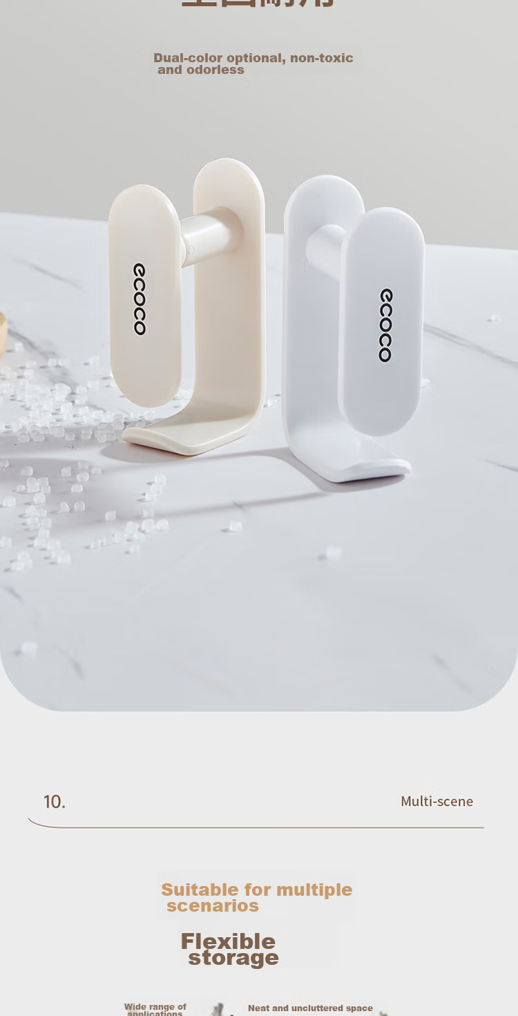 Ecoco Bathroom Sink Organizer with Hooks, No Drilling Required Storage Rack for Washbasin E24103 9