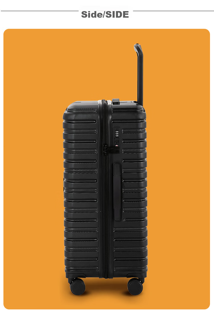 INTERNATIONAL TRAVELLER British Large Capacity Suitcase Trolley Case for Men Students, Thickened Travel Case for Women with Password Lock, 25 Inch 2691 Black 15