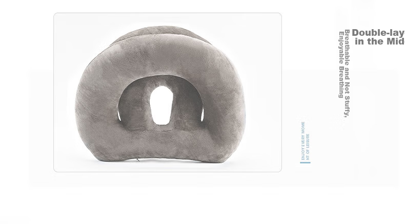 La Torretta Nap Pillow, Office Nap Pillow, Face-Down Pillow, AB-Sided Elementary School Student Cushion, Face-Down Pillow, Gray 6