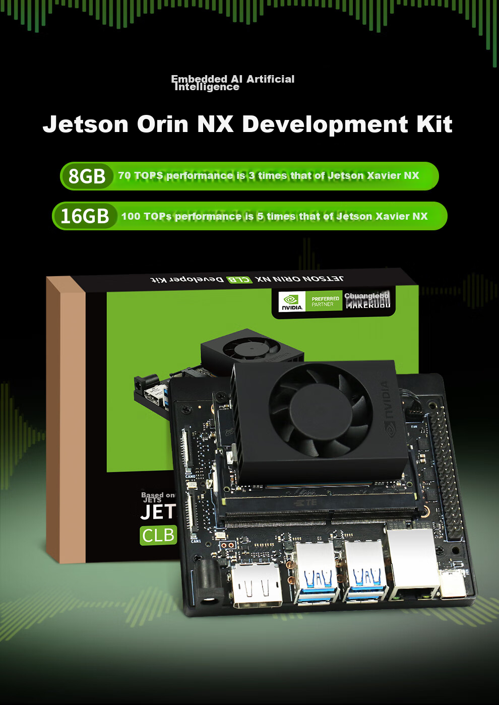 NVIDIA Jetson ORIN NX Super AI Development Kit 8/16GB Core Development Board 157Tops 2