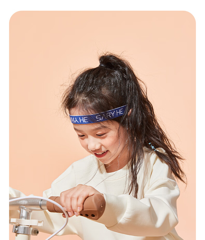 Baleno Girls' Sweatshirt, Spring And Autumn 2026 Style, Trendy Round Neck Top for Girls, Casual Sportswear for Childre 18