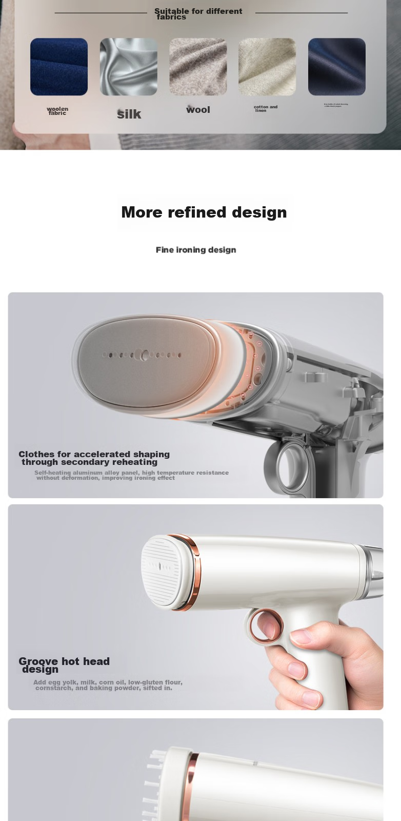 Morphyrichards Handheld Garment Steamer, Home Steam Iron, Mini Portable Steamer MR2030 White 11