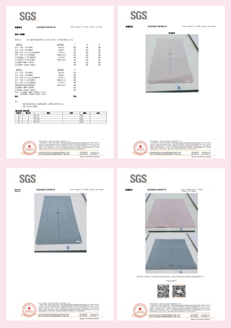 JD Original Yoga Mat, Fitness Mat, Non-Slip, Thickened And Widened, 183*80cm, for Beginners, Men And Women, Gray, 8mm Thick 19