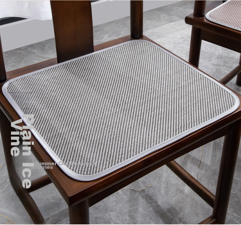 Qiqijia Summer Cool Rattan Mat, Wooden Chair Pad, Cooling Mat, Chinese Redwood Sofa Cushion, Seat Pad, Chair Mat, 40*40 1
