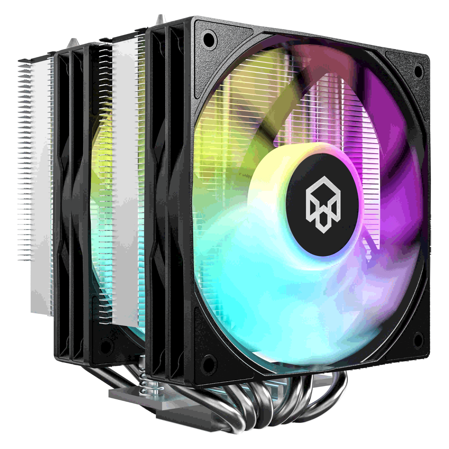 PADO Xianying 600ST Air-Cooled 6 Heat Pipe CPU Cooler (With Thermal Paste, 240W Power Supply, Blackened Top Cover, Nickel-Plated Anti-Oxidation, Multi-Platform Support, Dual Tower Dual RGB Fans)