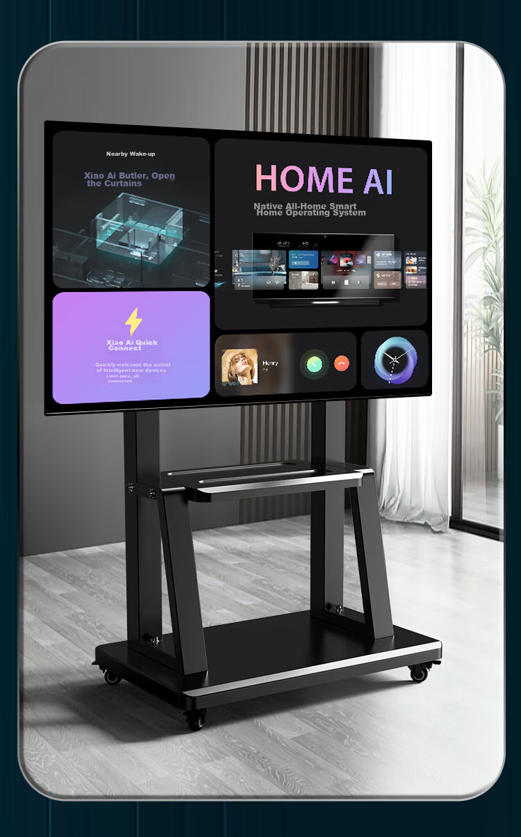 ProPre TV Mobile Stand, 55-100 Inch Large Screen Floor-Standing Integrated TV Bracket, TV Cart, Video Conference Stand 16