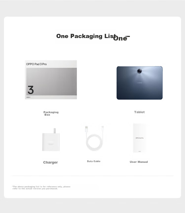 OPPO Pad 3 Pro 12.1-Inch Tablet, 8GB+256GB, Night Blue, for Office Work, Gaming, And Learning, OnePlus Tablet, Sold by JD.com, Subsidies Available 22