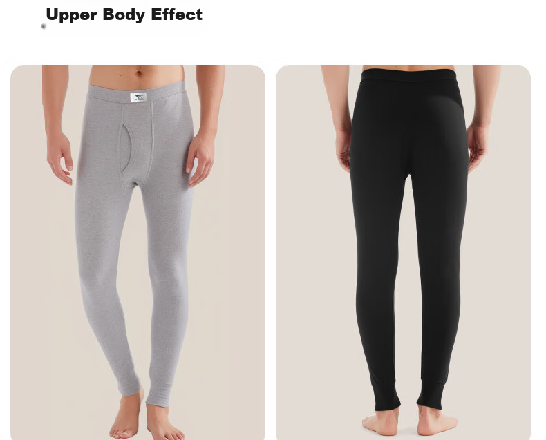 SEPTWOLVES [Pure Cotton Antibacterial] Men's Long Johns, Pure Cotton Antibacterial Thermal Underwear, Winter Basic Base Layer Pants, Single Pack 30
