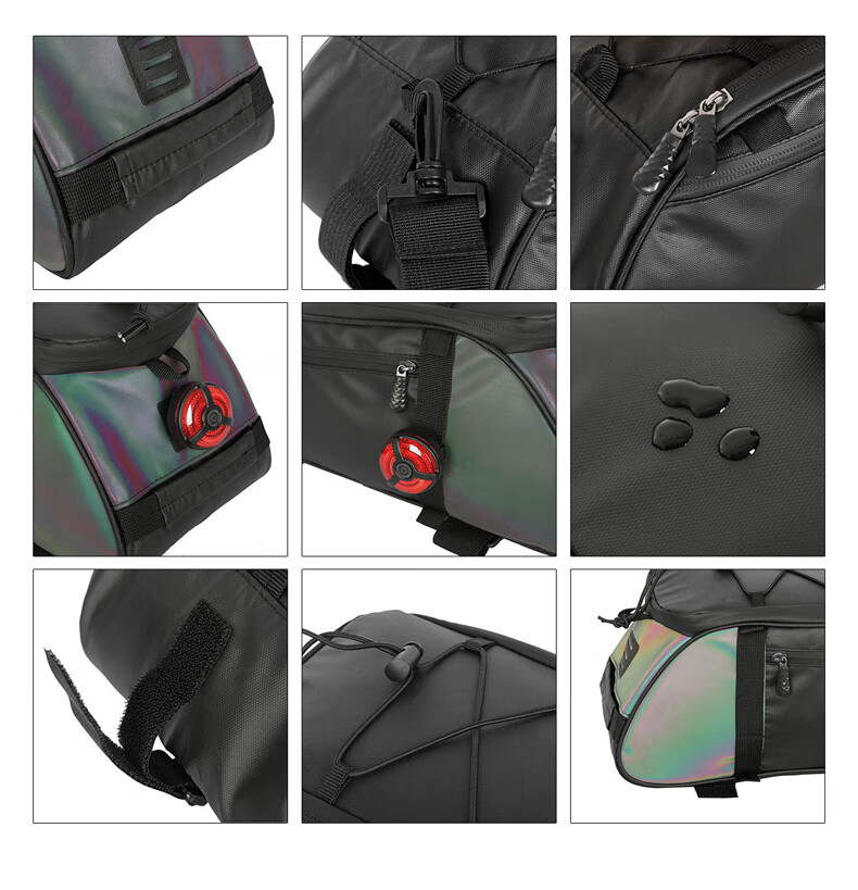 40,000km Bicycle Rear Rack Bag Large Capacity Waterproof Mountain Bike Cycling Seat Tail Pack Frame Pannier Gear Bag 1