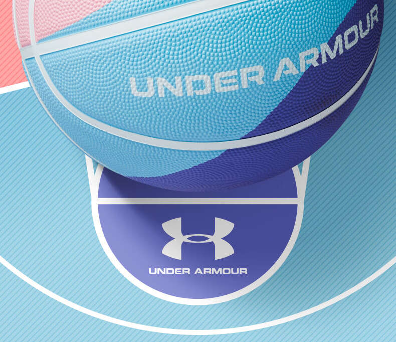 Under Armour Basketball, Size 5 for Children, Youth, Elementary School Students, Kindergarten, Indoor And Outdoor Competition, Non-Slip, Wear-Resistant, Girls' Size 5, Gift 2