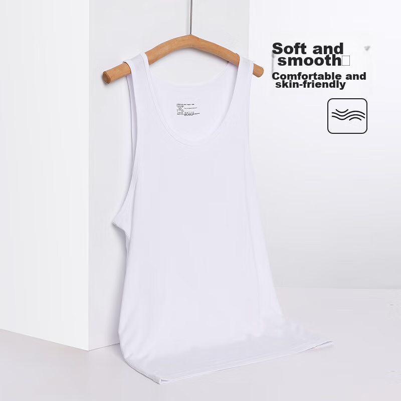 AIMER MEN Men's Summer Modal Breathable Undershirt Tank Top Sleeveless Undershirt NS11L491 180