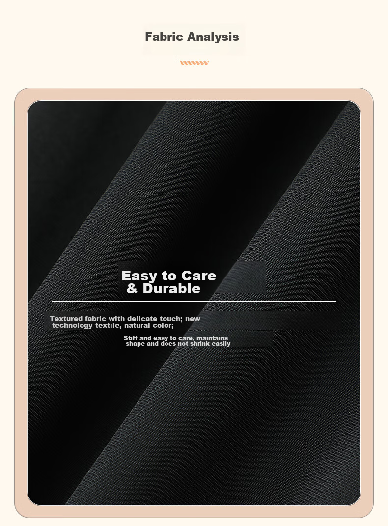 ROMON [Wrinkle-Free, Easy-Care] Men's Dress Pants, High-Waist Business Trousers, Casual Straight-Leg Pants 2