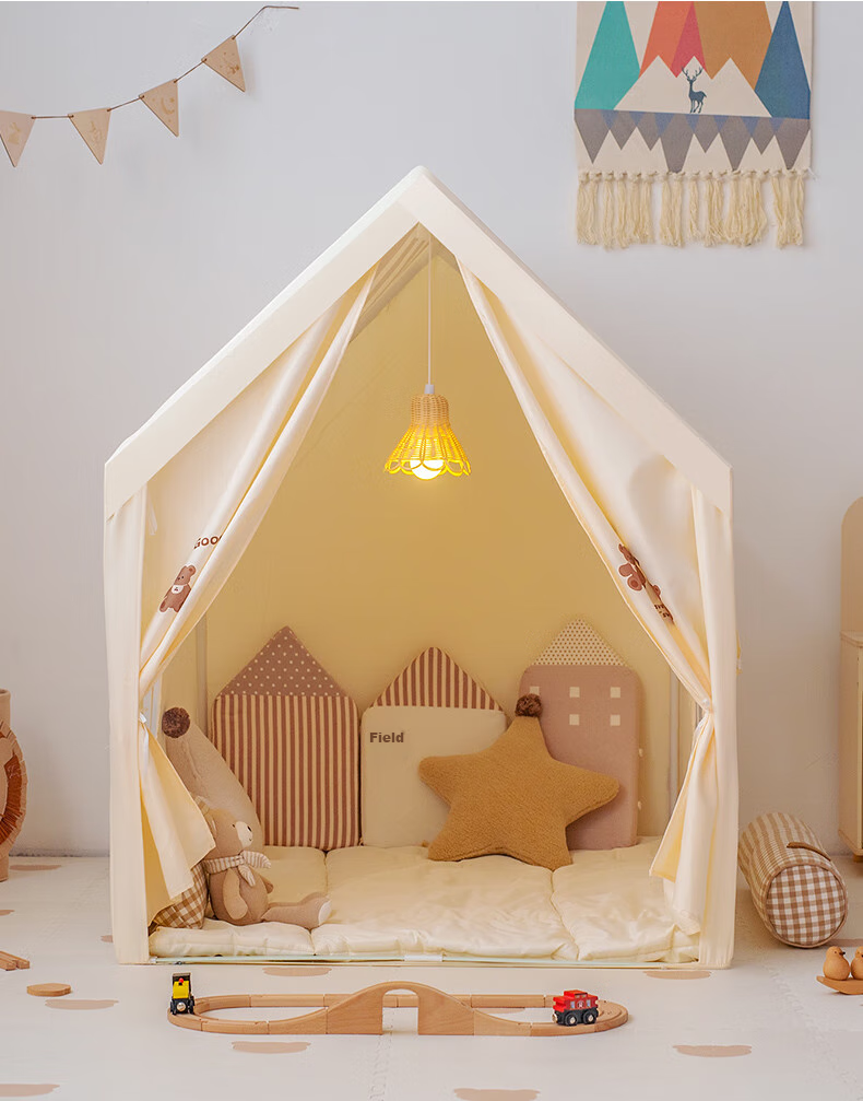 Little Dove Children's Tent Indoor Playhouse / Boys And Girls Princess House Toy, Bear House (Pillow Not Included) 3