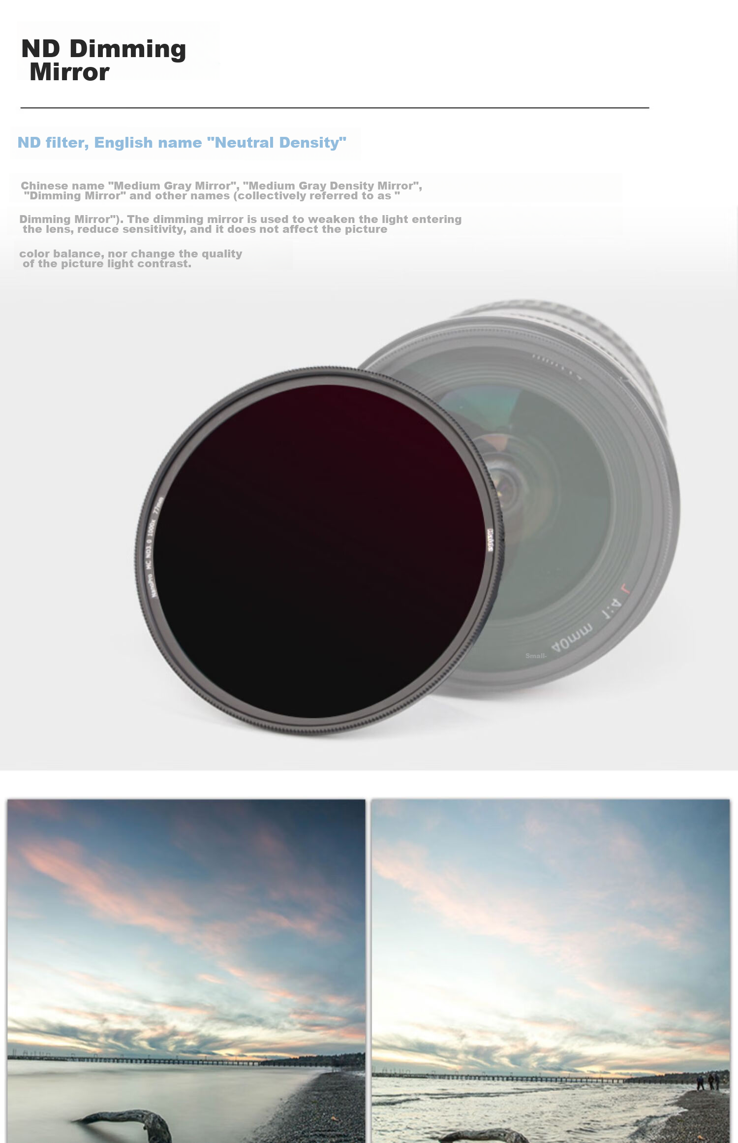 Haida NanoPro ND1.8(64x), 77mm Filter, 6-Stop Neutral Density Filter, Suitable for Canon, Nikon, Sony, Fuji And Other Camera Lenses 3