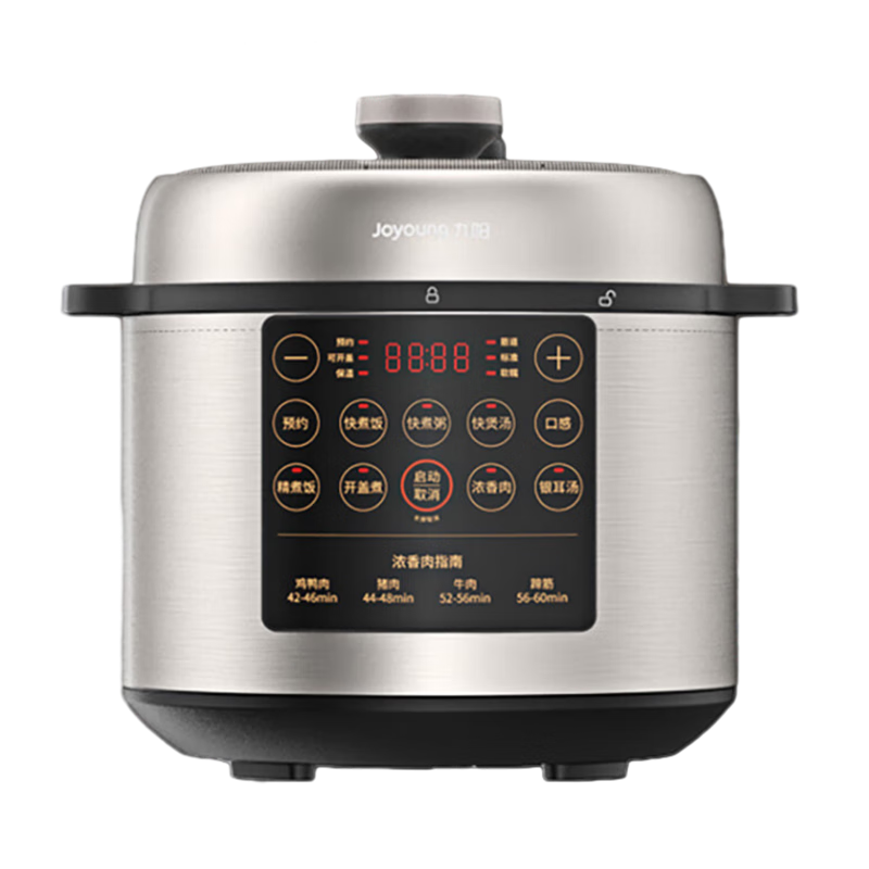 Joyoung ZMD Anxin Series, 6L Large Capacity Electric Pressure Cooker, Programmable Timer, Dual Inner Pot Configuration, Specialized Rich Flavor Meat, Y-60S32