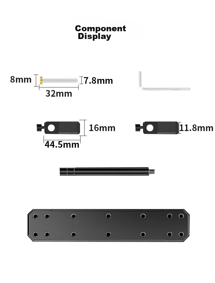 KELEPU Graphics Card Support Stand, Vertical Main Case View, Large Graphics Card Support Frame, Fan Installation, Graphics Card Anti-Bend Bracket, Single Card Black 13